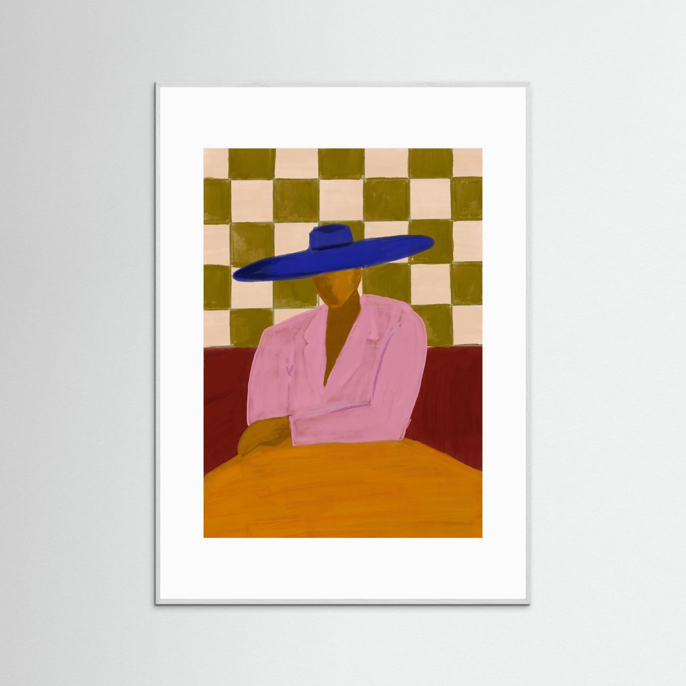 The Blue Hat — Art Print