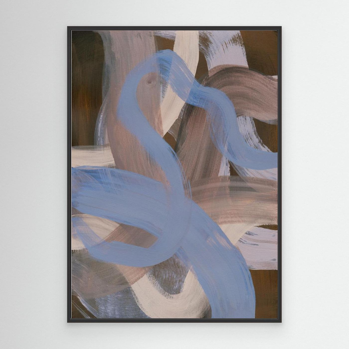 Abstract Brush Strokes 124 by Mareike Böhmer - Canvas Print