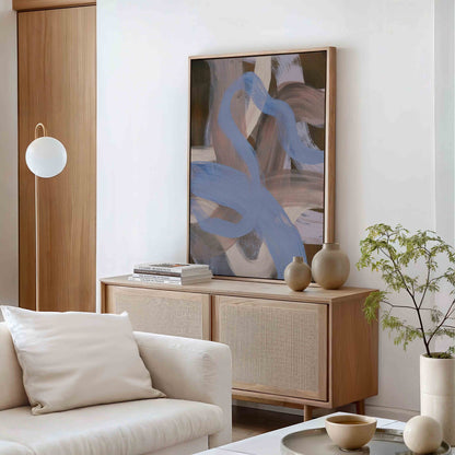 Abstract Brush Strokes 124 by Mareike Böhmer - Canvas Print