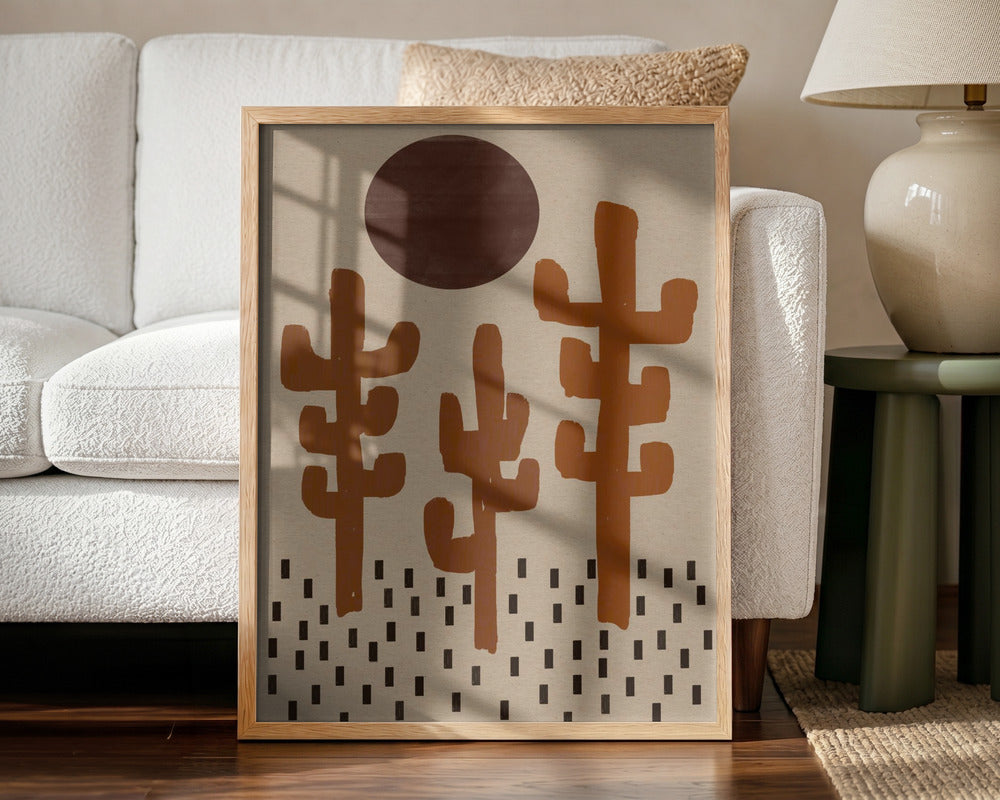 Decorative wall art with abstract design in a living room setting