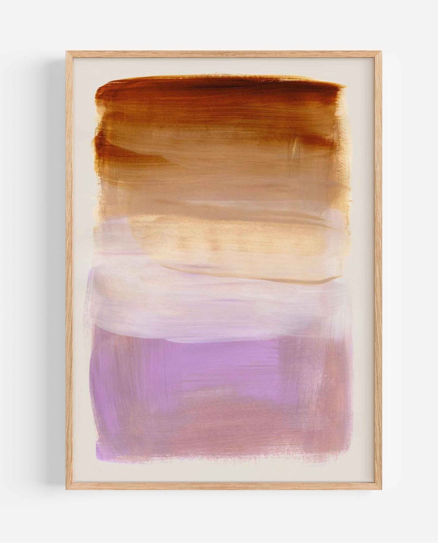 Abstract Brush Strokes 185 by Mareike Böhmer  - Art Print