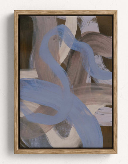 Abstract Brush Strokes 124 by Mareike Böhmer - Canvas Print