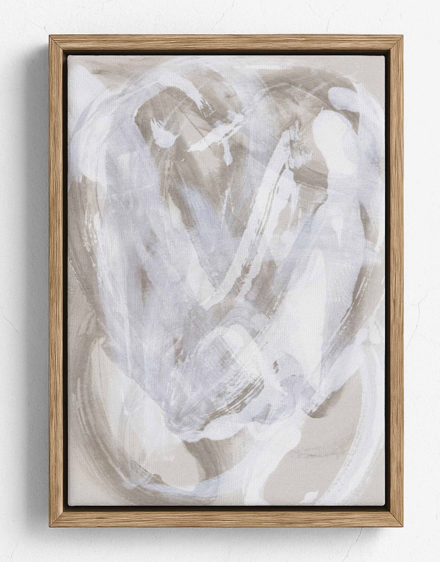 Abstract Brush Strokes 146 by Mareike Böhmer - Canvas Print