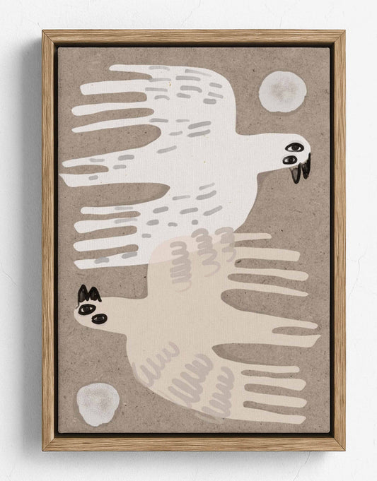 Dance Of The Birds by Treechild - Canvas Print