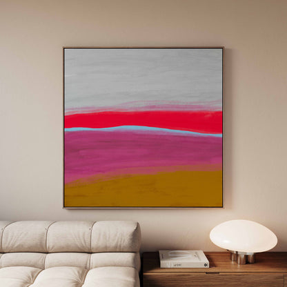 Crimson Horizon - Canvas Art