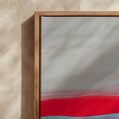 Crimson Horizon - Canvas Art