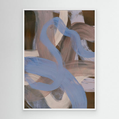 Abstract Brush Strokes 124 by Mareike Böhmer - Canvas Print