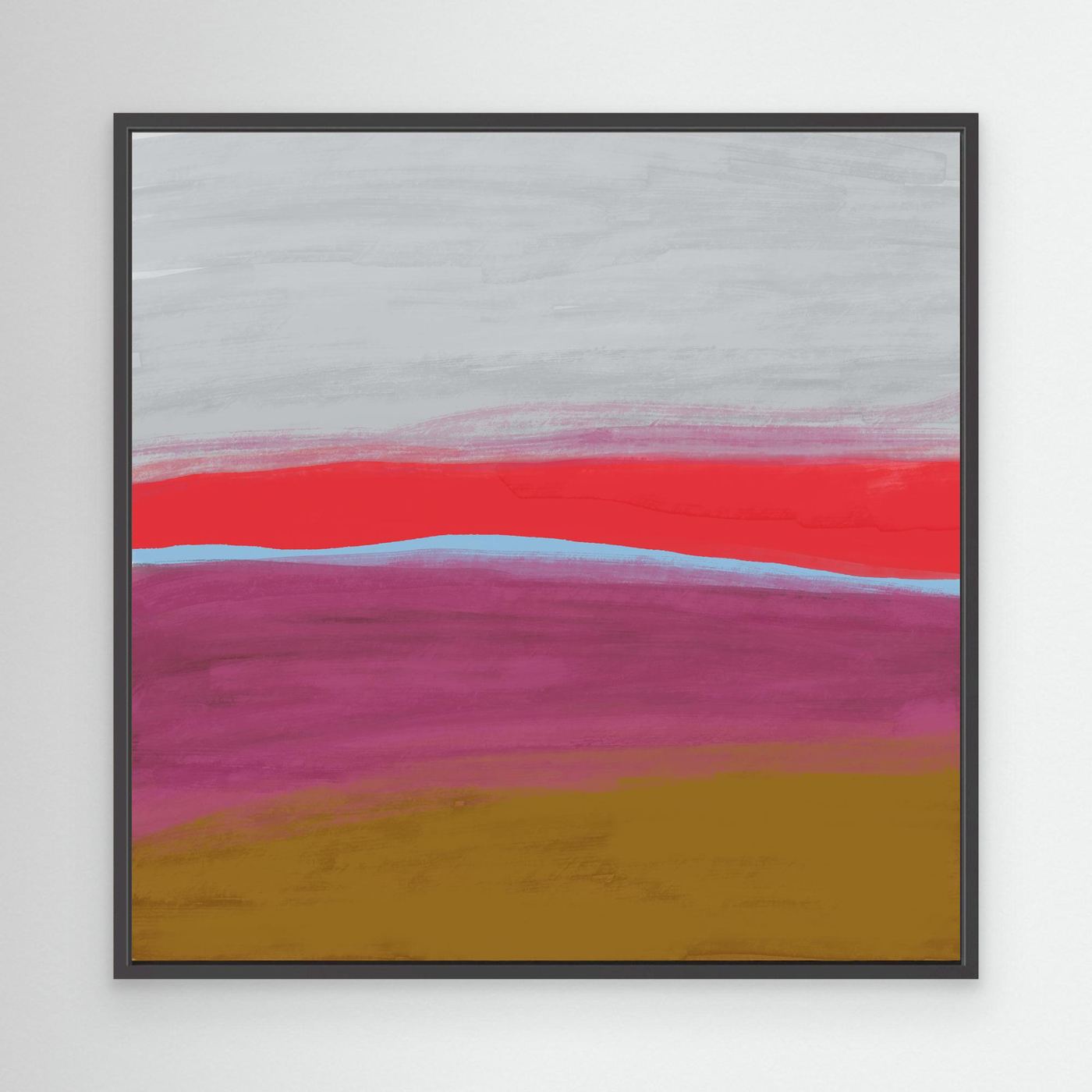 Crimson Horizon - Canvas Art 