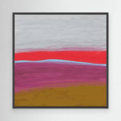 Crimson Horizon - Canvas Art 