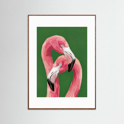 Flamingo Love — Art Print  