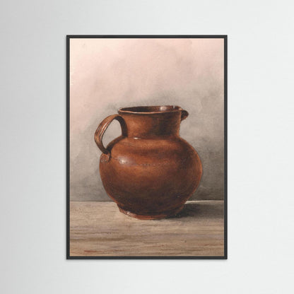 Terracotta Jug — Art Print