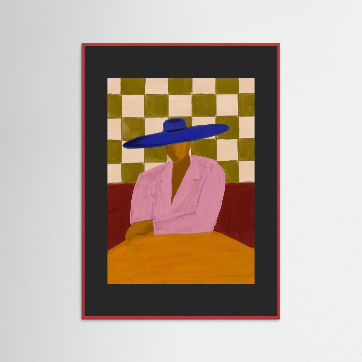 The Blue Hat — Art Print 