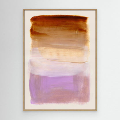 Abstract Brush Strokes 185 by Mareike Böhmer - Canvas Print