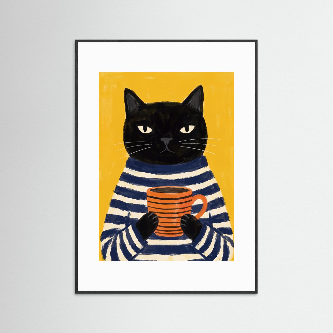 Coffee Cat — Art Print   