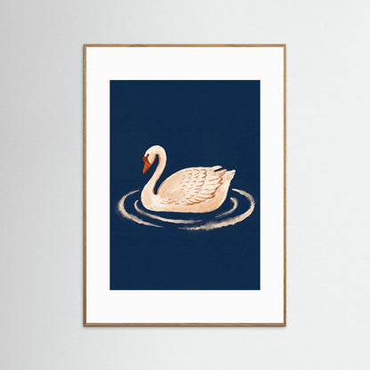 Graceful Swan — Art Print