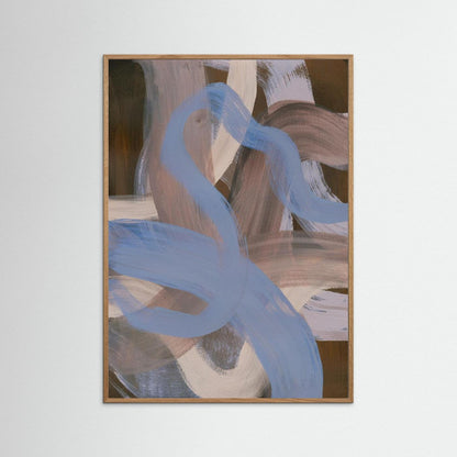 Abstract Brush Strokes 124 by Mareike Böhmer - Art Print