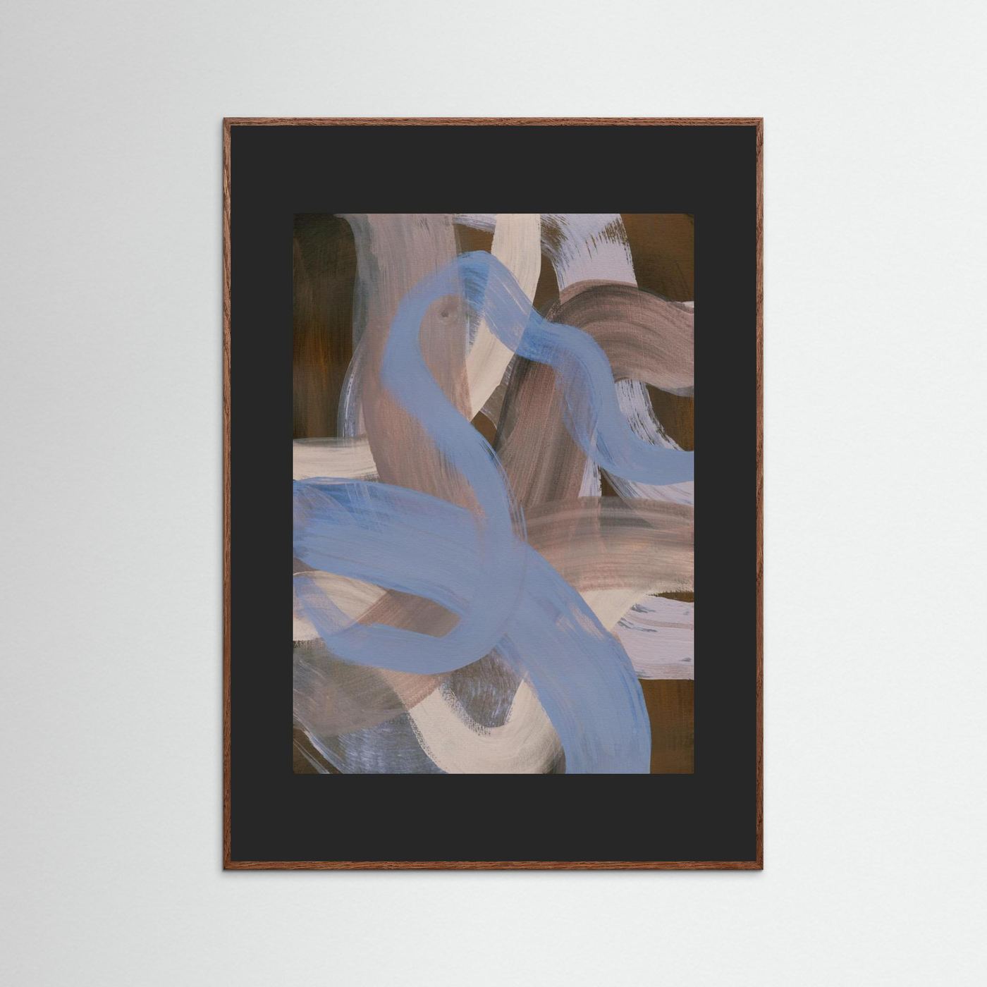 Abstract Brush Strokes 124 by Mareike Böhmer - Art Print