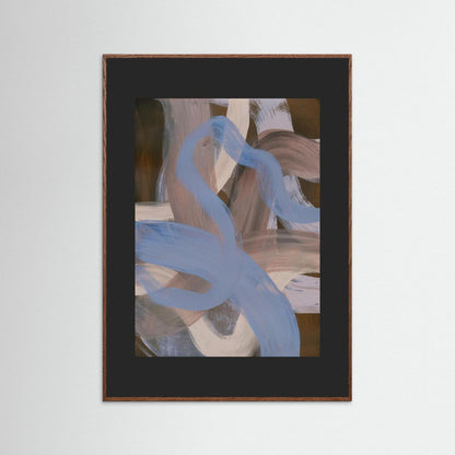 Abstract Brush Strokes 124 by Mareike Böhmer - Art Print