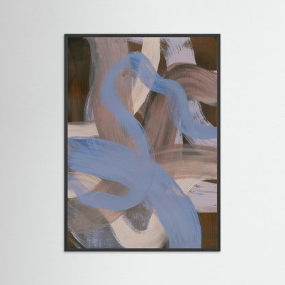 Abstract Brush Strokes 124 by Mareike Böhmer - Art Print