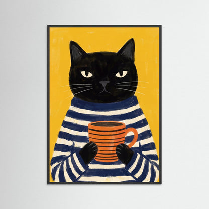 Coffee Cat — Art Print   