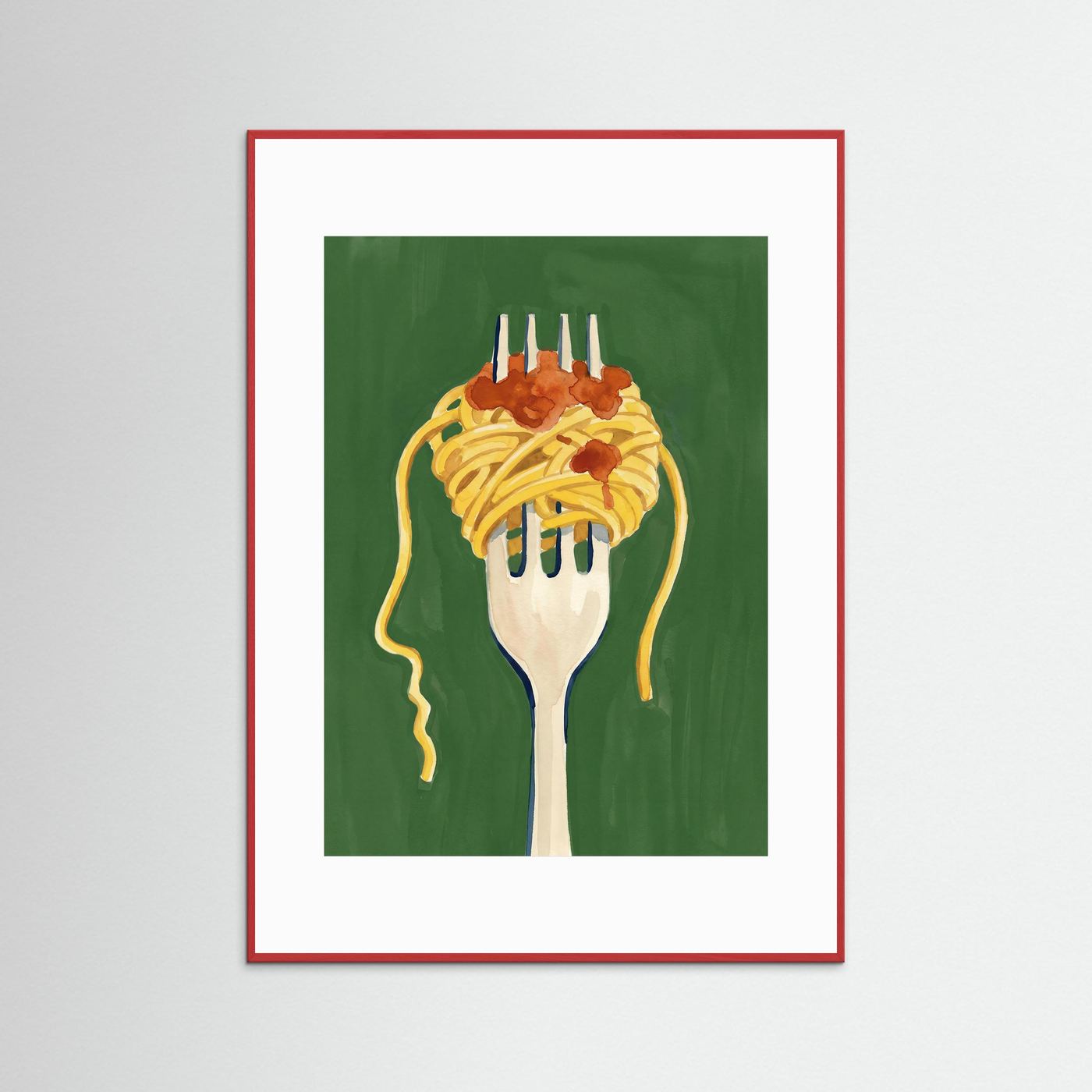 Spaghetti Twirl — Art Print 