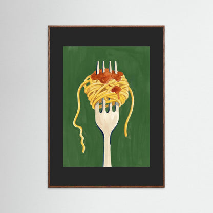 Spaghetti Twirl — Art Print 