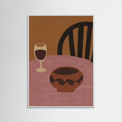 Still Life in Rose  — Art Print  