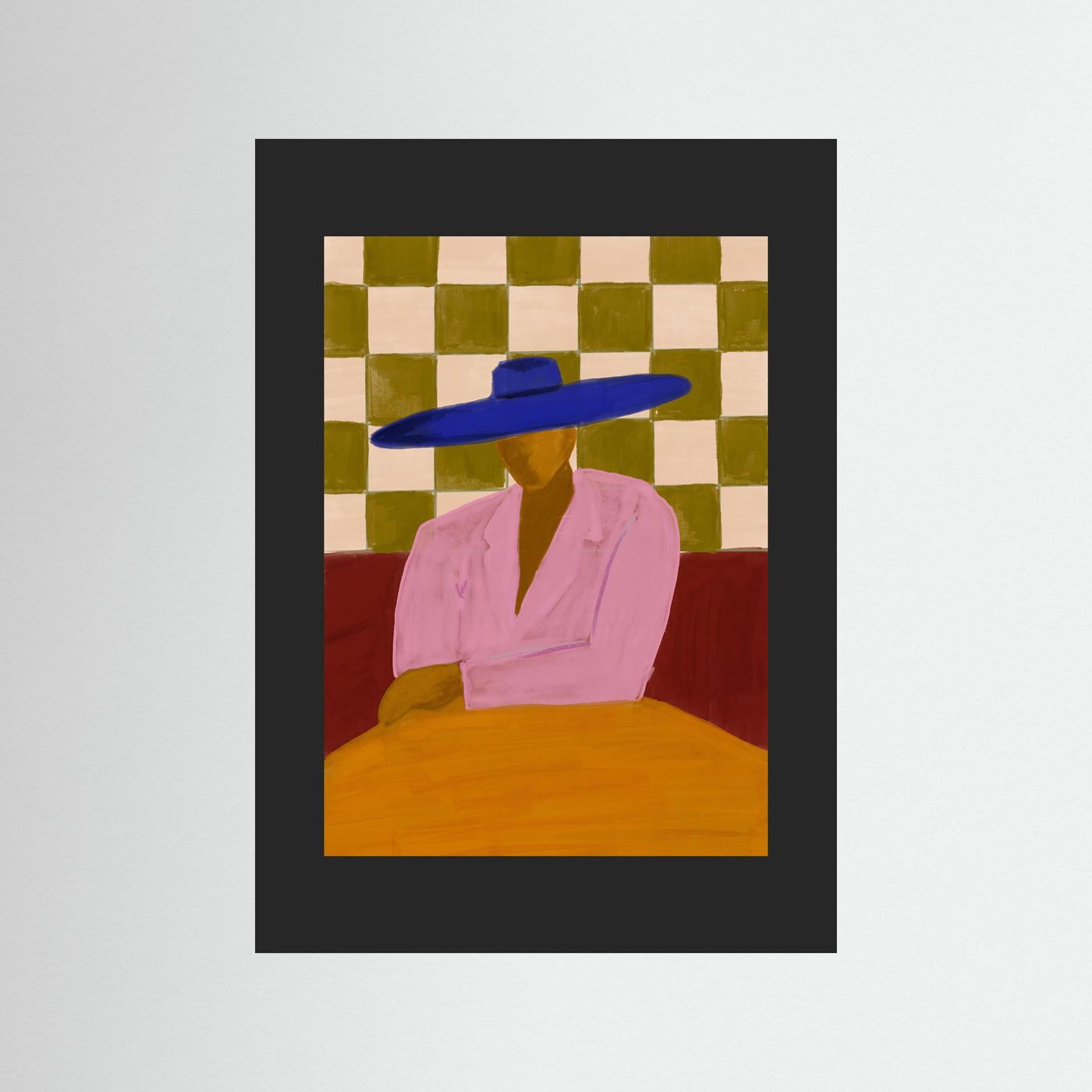 The Blue Hat — Art Print 