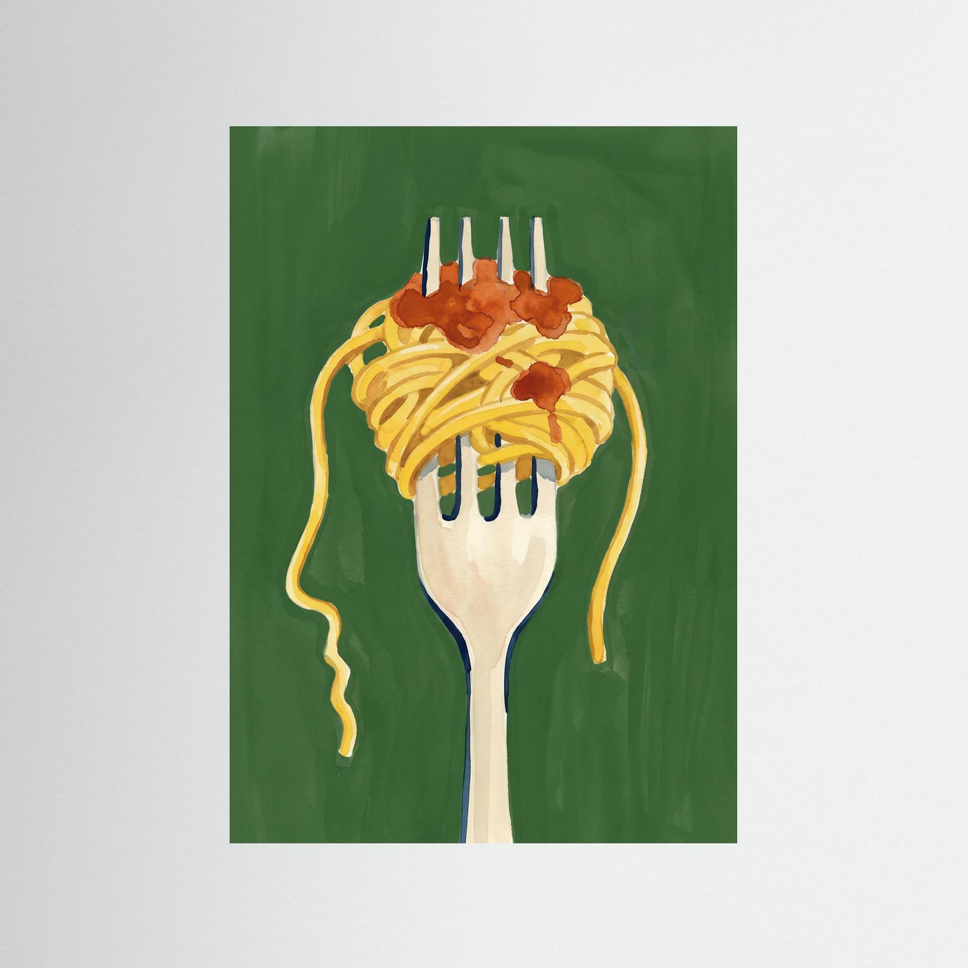 Spaghetti Twirl — Art Print 