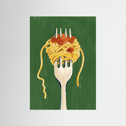 Spaghetti Twirl — Art Print 