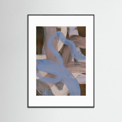Abstract Brush Strokes 124 by Mareike Böhmer - Art Print