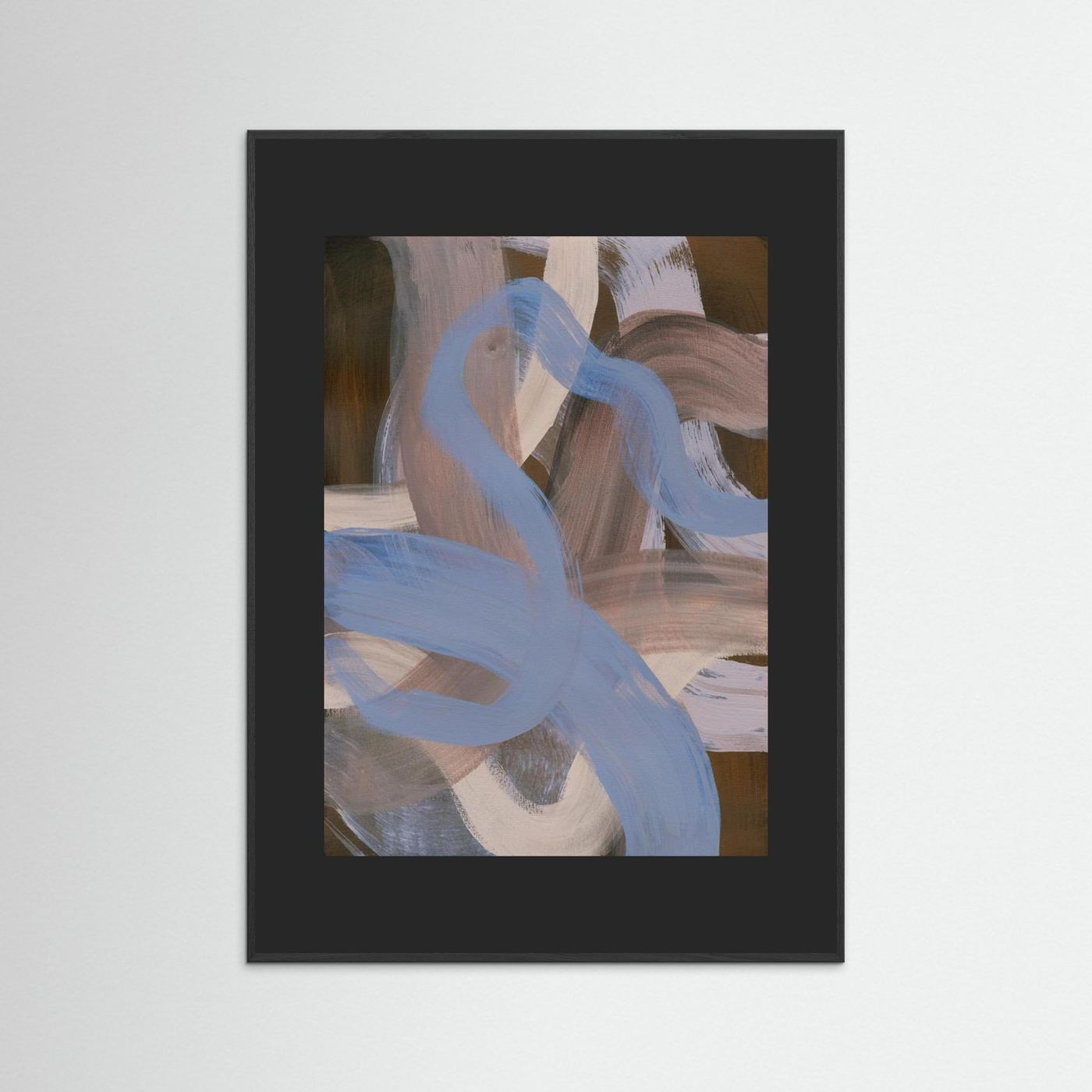Abstract Brush Strokes 124 by Mareike Böhmer - Art Print
