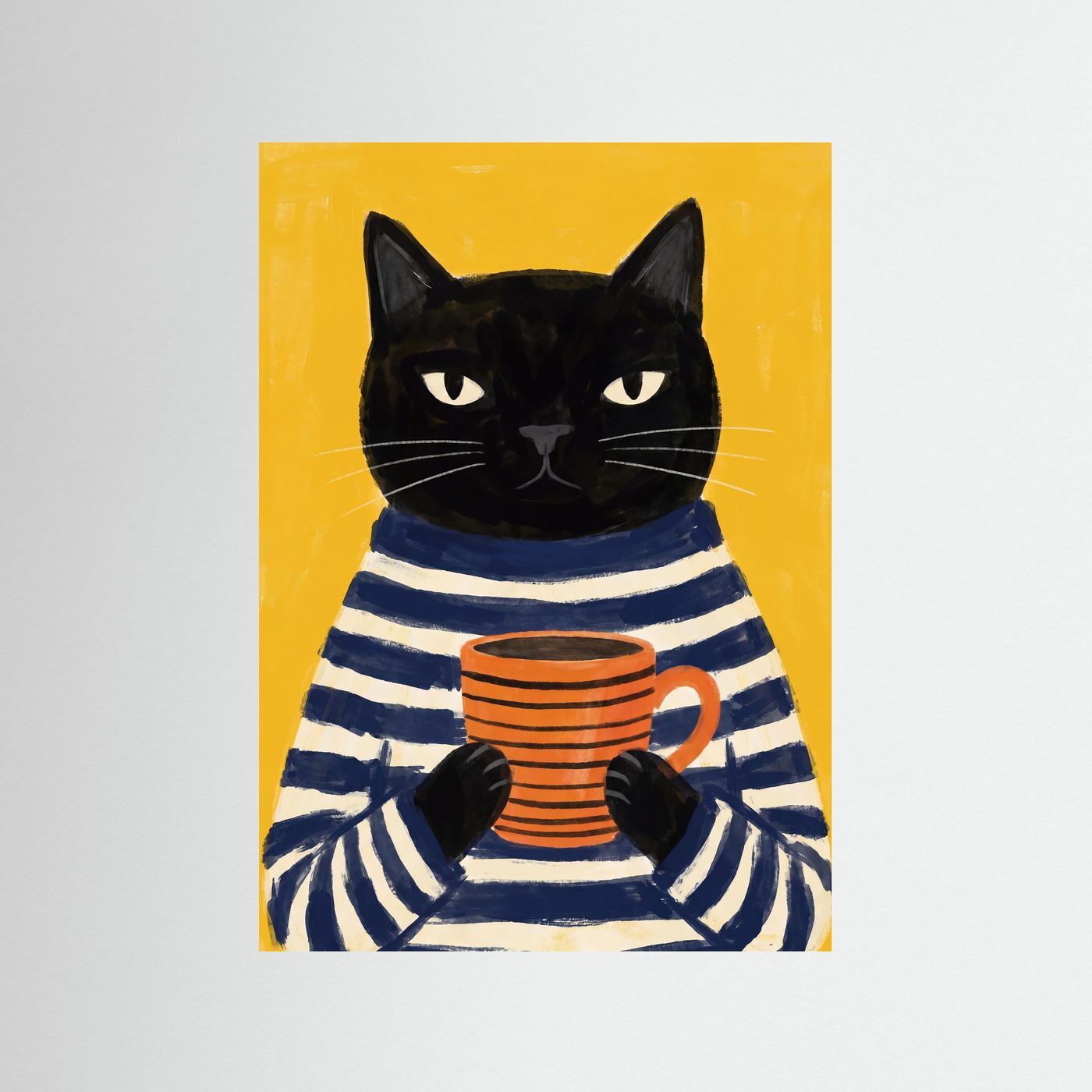 Coffee Cat — Art Print   