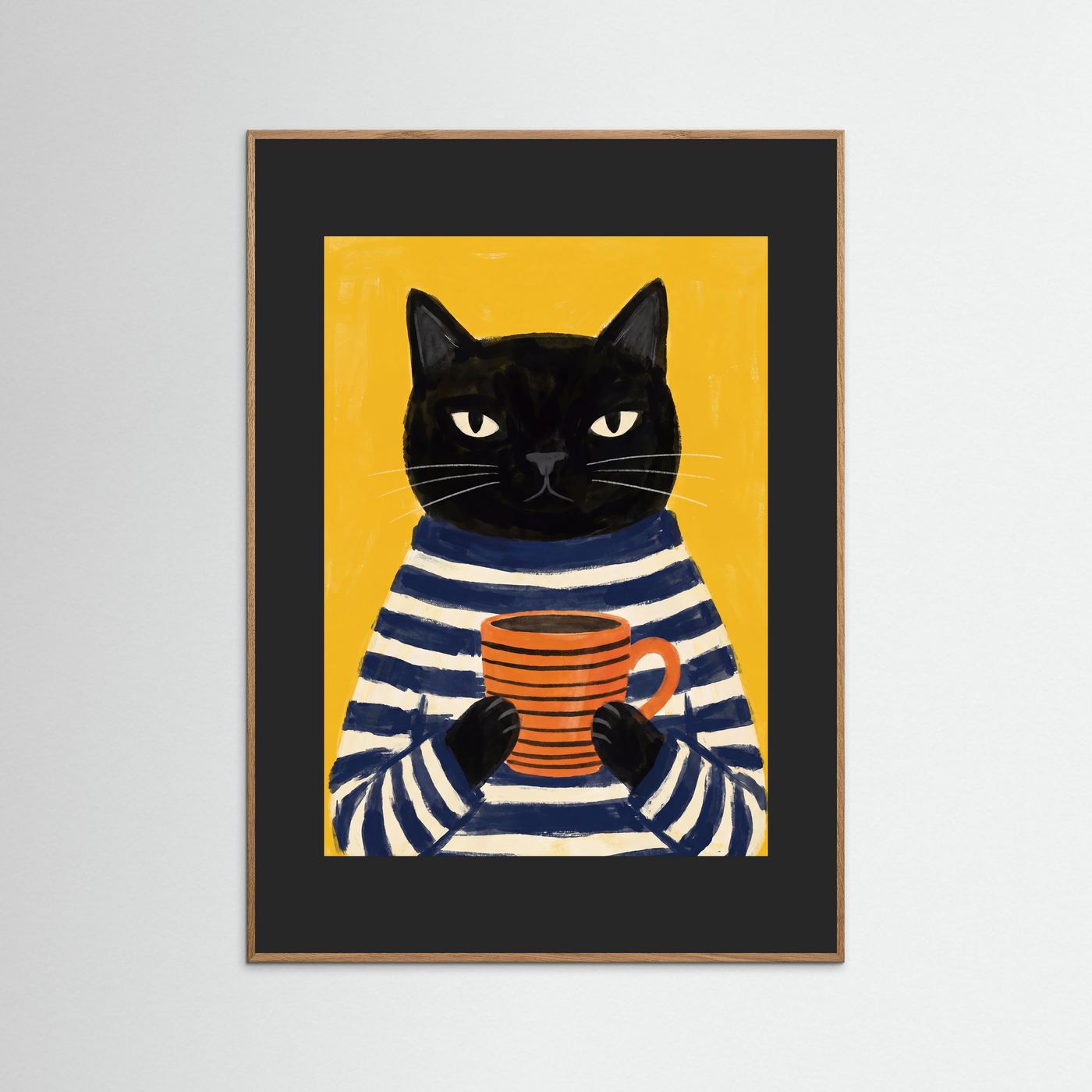 Coffee Cat — Art Print   