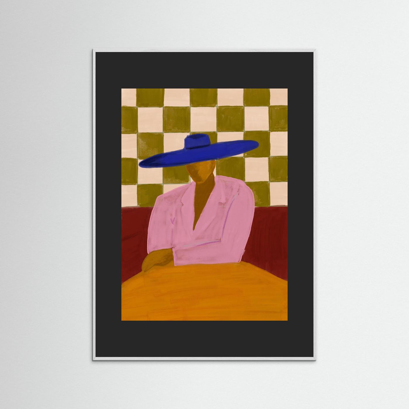 The Blue Hat — Art Print 
