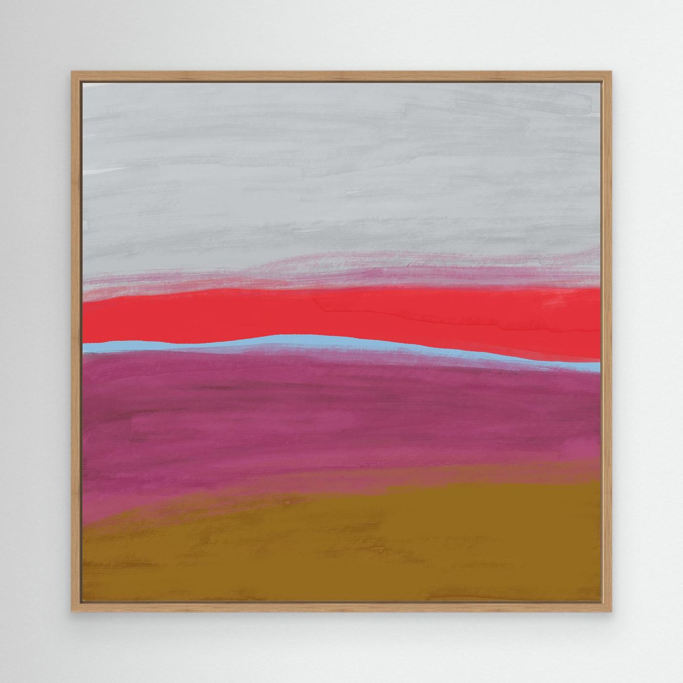 Crimson Horizon - Canvas Art 