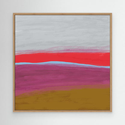 Crimson Horizon - Canvas Art 