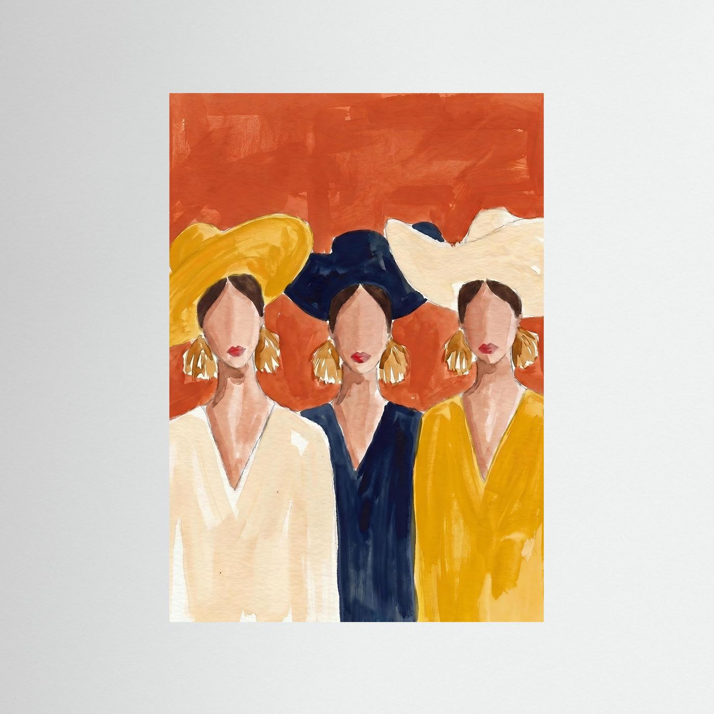 Summer Hats Club — Art Print  