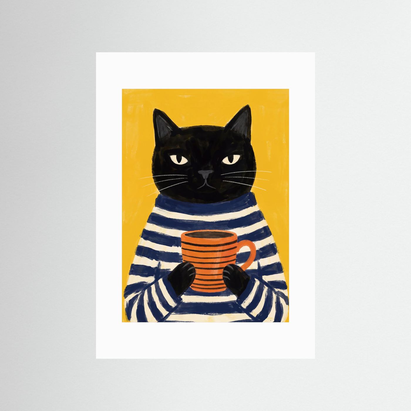 Coffee Cat — Art Print   