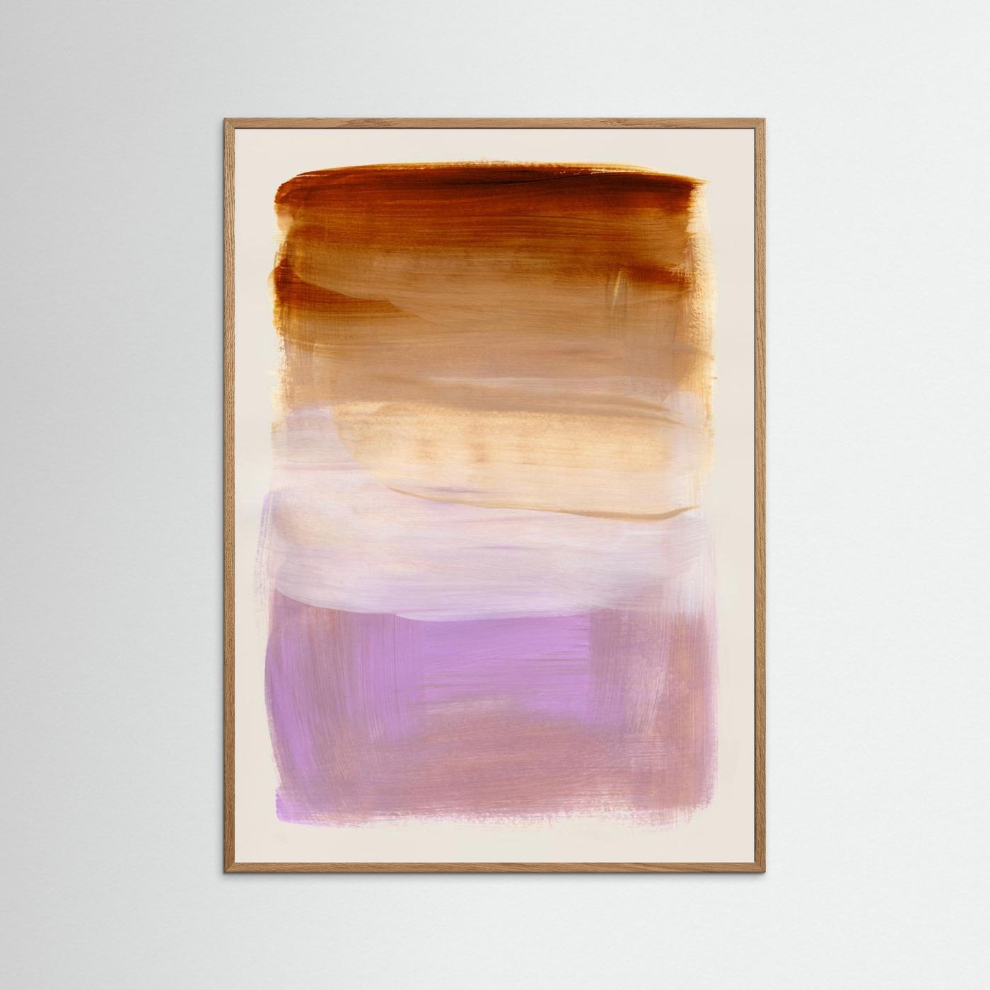 Abstract Brush Strokes 185 by Mareike Böhmer  - Art Print