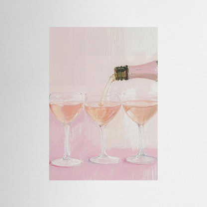 Rosé Pour — Art Print   - Copy