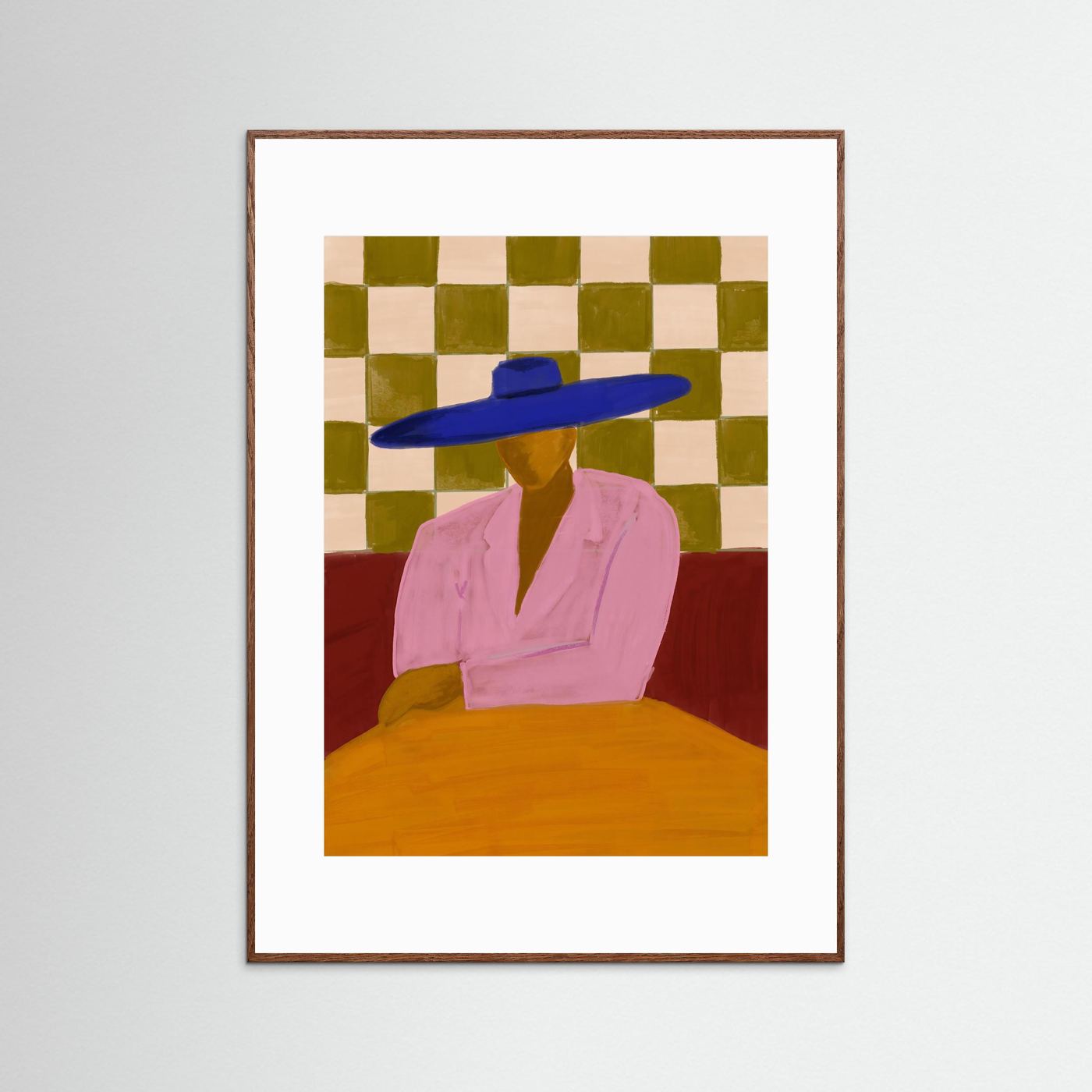 The Blue Hat — Art Print 