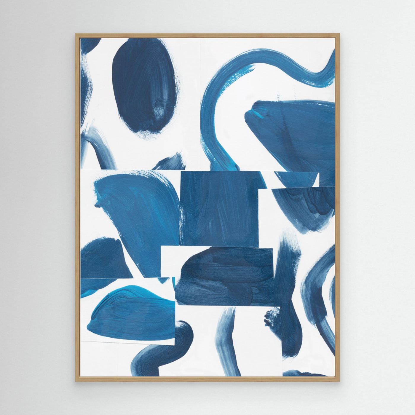 Indigo Summer Camp 2 by Bronwyn Baker - Canvas Print