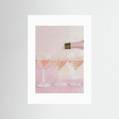 Rosé Pour — Art Print   - Copy