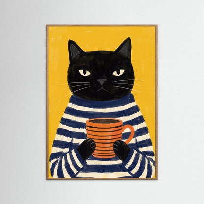 Coffee Cat — Art Print   
