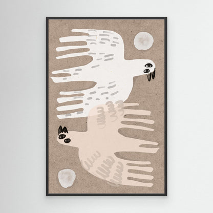 Dance Of The Birds by Treechild - Canvas Print