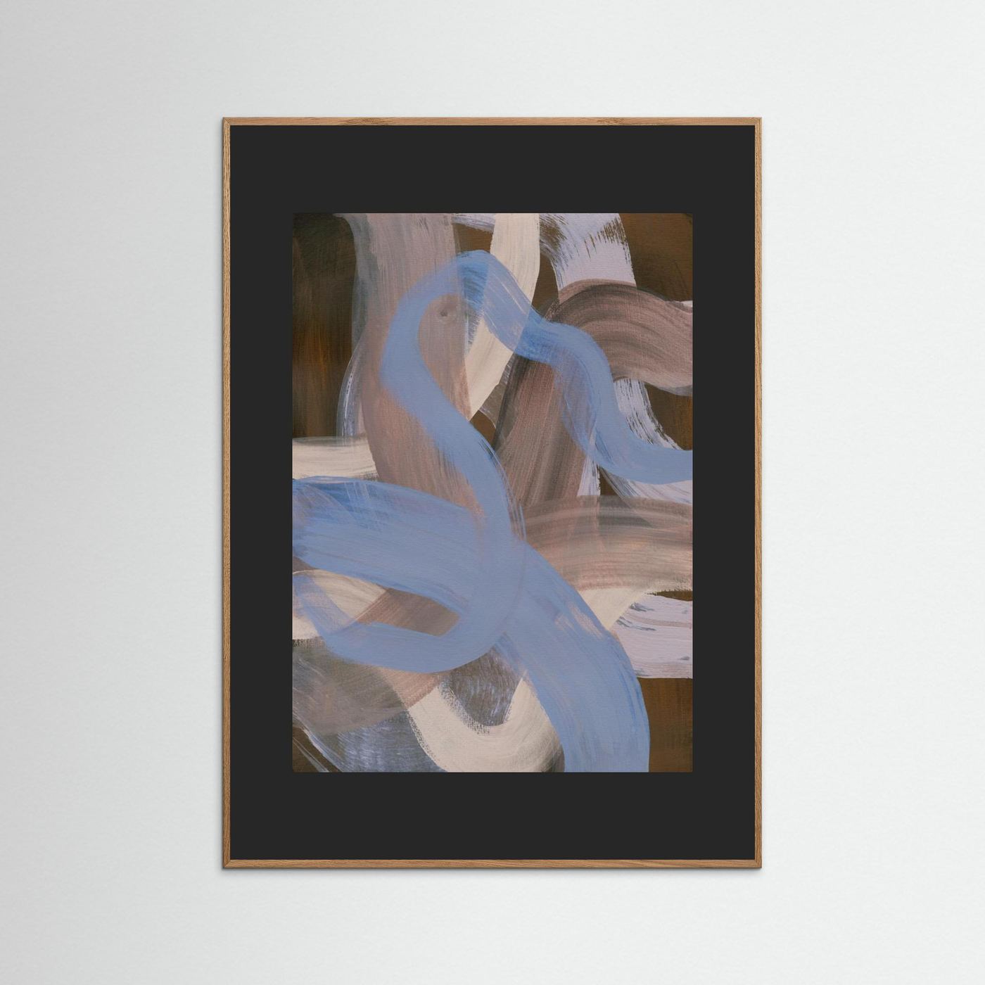 Abstract Brush Strokes 124 by Mareike Böhmer - Art Print