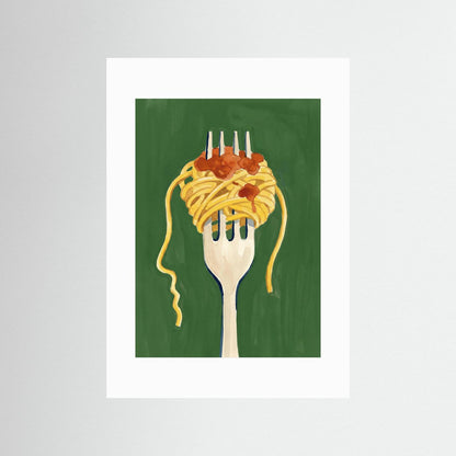 Spaghetti Twirl — Art Print 