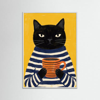 Coffee Cat — Art Print   