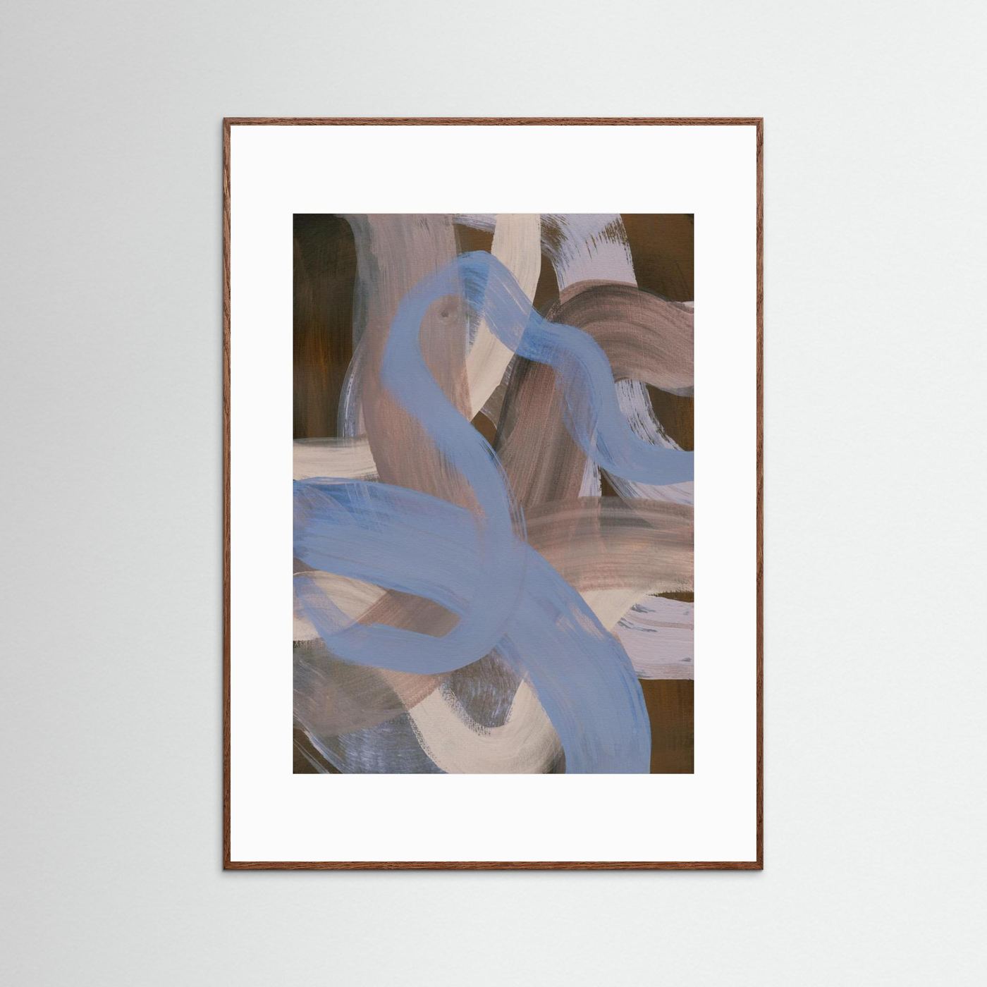 Abstract Brush Strokes 124 by Mareike Böhmer - Art Print